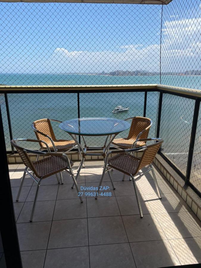 Apt Canto Nobre, Frente Total Para O Mar, 4 Quartos, Vaga De Garagem E Wi Fi Guarapari Eksteriør billede