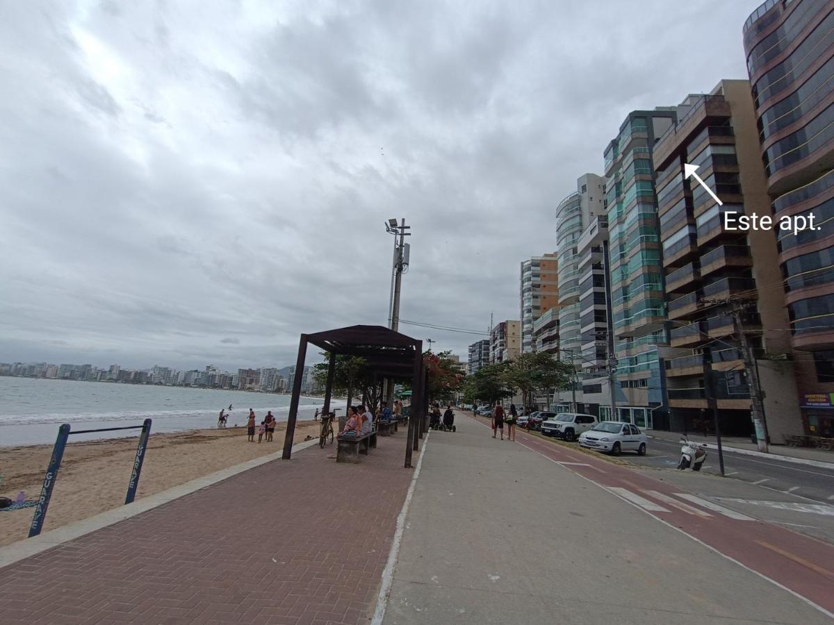Apt Canto Nobre, Frente Total Para O Mar, 4 Quartos, Vaga De Garagem E Wi Fi Guarapari Eksteriør billede